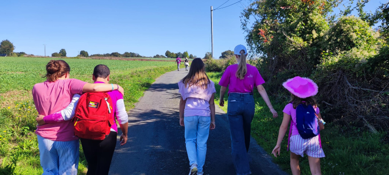 The Beaux Villages team in Ruffec hosted their annual Octobre Rose walk