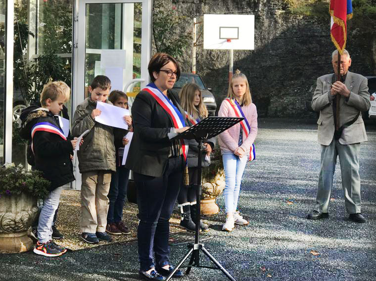 Armistice day in a small French village