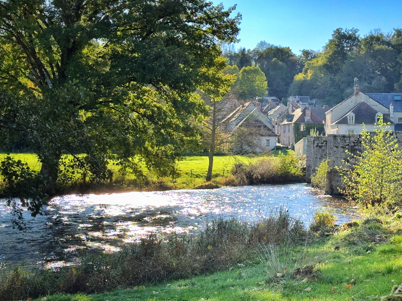 The village of Moutier-d'Ahun in the Creuse