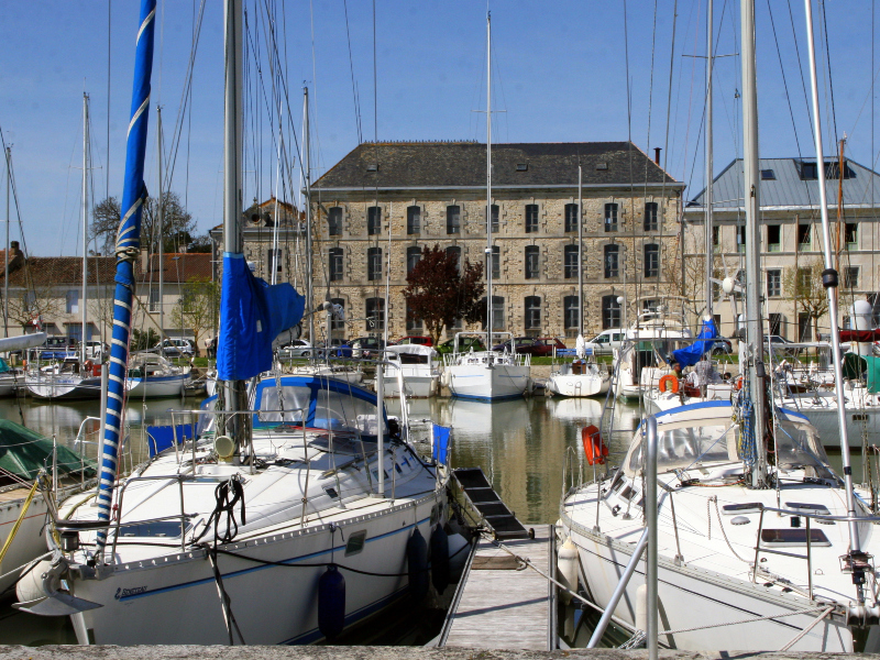 A beautiful marina on the Charente-Maritime coastline