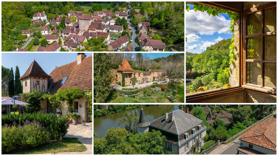 A selection of beautiful properties for sale in the Lot Deparment, France